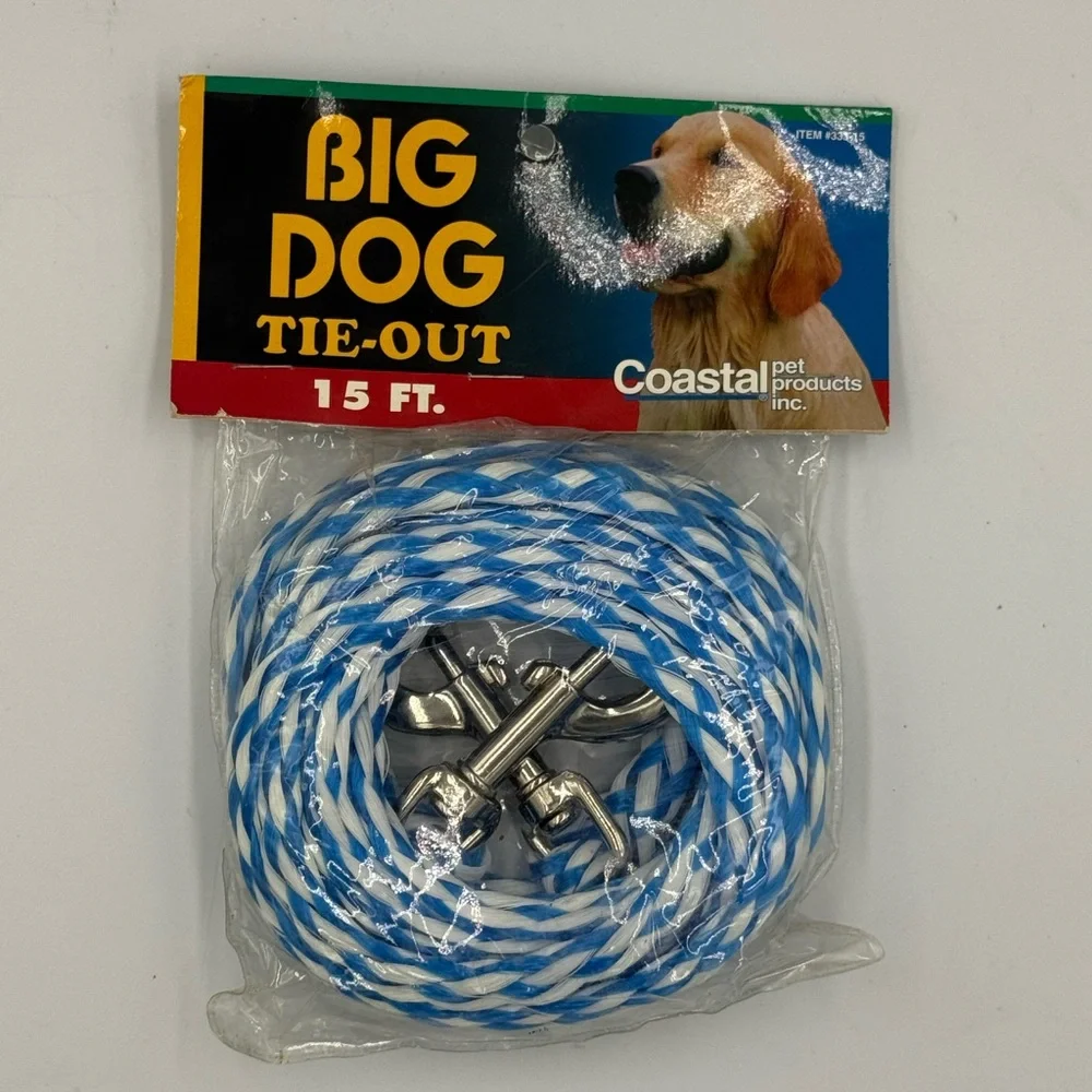 Coastal Pet Products Titan Heavy Cable Dog Tie Out, 15 ft.